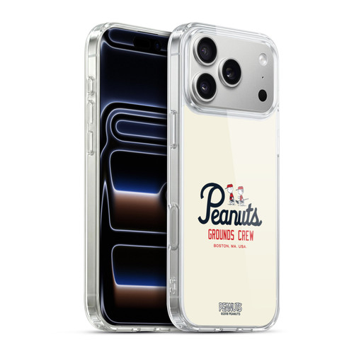 Peanuts Varsity Sports Boston Grounds Crew Soft Gel Case for Apple iPhone 17 Pro Max