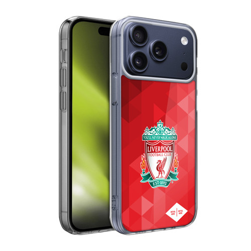Custom Customised Personalised Liverpool Football Club Logo 1 Crest Geometric Red Soft Gel Case for Apple iPhone 17 Pro Max Custom Customised Personalised Liverpool Football Club Logo 1 Crest Geometric Red Soft Gel Case for Apple iPhone 17 Pro Max