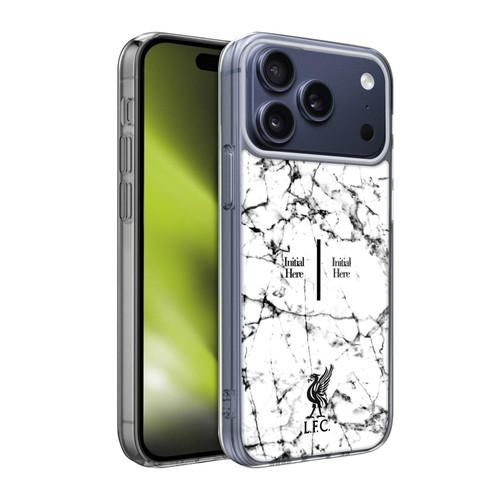 Custom Customised Personalised Liverpool Football Club Logo 1 Liver Bird Marble Soft Gel Case for Apple iPhone 17 Pro Max