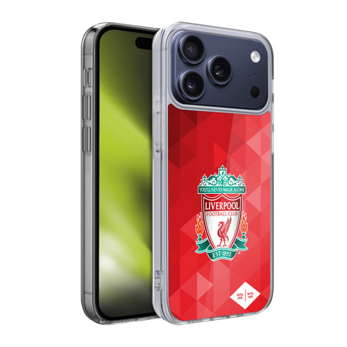 Custom Customised Personalised Liverpool Football Club Logo 1 Crest Geometric Red Soft Gel Case for Apple iPhone 17 Pro Custom Customised Personalised Liverpool Football Club Logo 1 Crest Geometric Red Soft Gel Case for Apple iPhone 17 Pro
