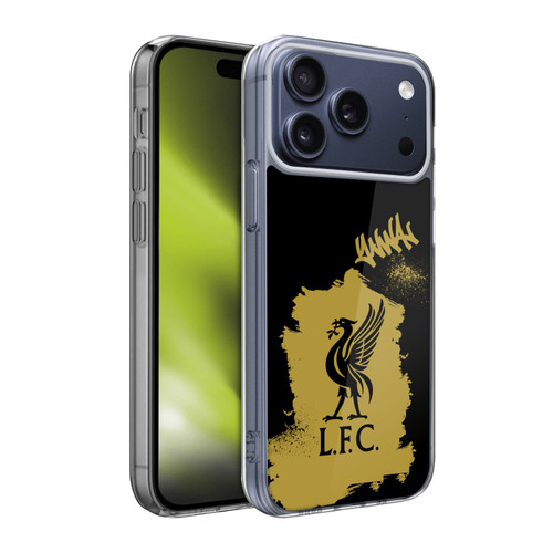 Liverpool Football Club Graffiti Art Liverbird In Black Soft Gel Case for Apple iPhone 17 Pro Max