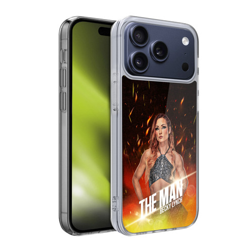 WWE Becky Lynch The Man Portrait Soft Gel Case for Apple iPhone 17 Pro WWE Becky Lynch The Man Portrait Soft Gel Case for Apple iPhone 17 Pro