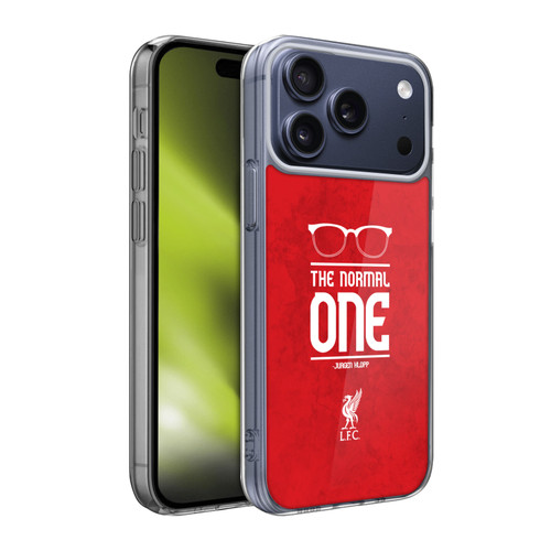 Liverpool Football Club Klopp Icons Glasses Grunge Red Soft Gel Case for Apple iPhone 17 Pro Max