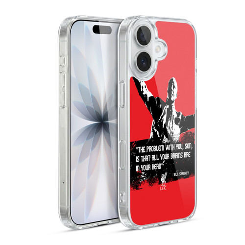 Liverpool Football Club Bill Shankly Quotes Problem Medium Soft Gel Case for Apple iPhone 17