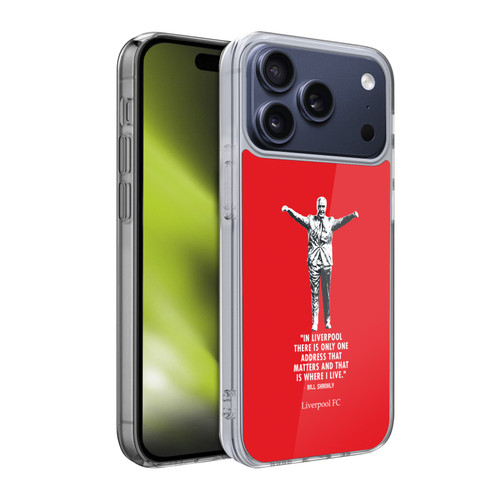 Liverpool Football Club Bill Shankly Quotes Liverpool Soft Gel Case for Apple iPhone 17 Pro