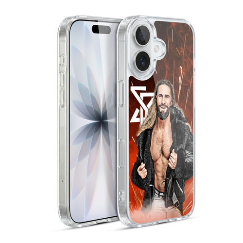 WWE Seth Rollins Graphic Portrait Soft Gel Case for Apple iPhone 17