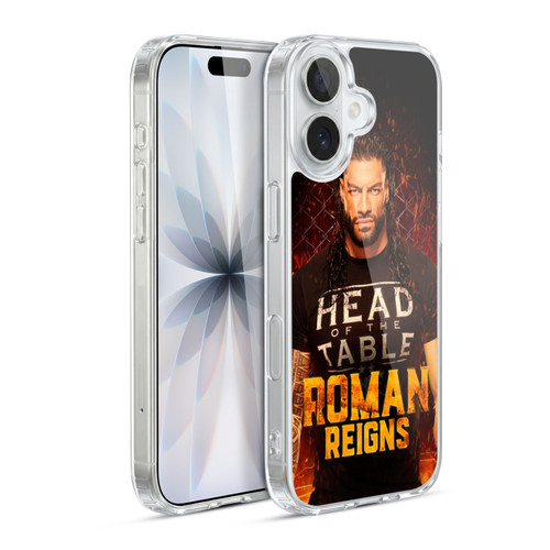 WWE R. Reigns Graphics Roman Reigns 1 Soft Gel Case for Apple iPhone 17