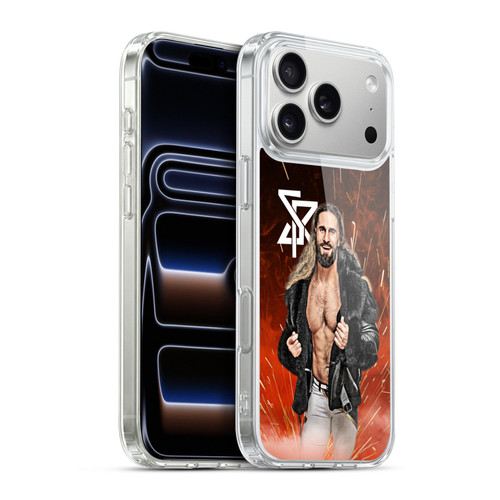 WWE Seth Rollins Graphic Portrait Soft Gel Case for Apple iPhone 17 Pro Max