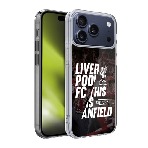 Liverpool Football Club This Is Anfield Black 4 Soft Gel Case for Apple iPhone 17 Pro