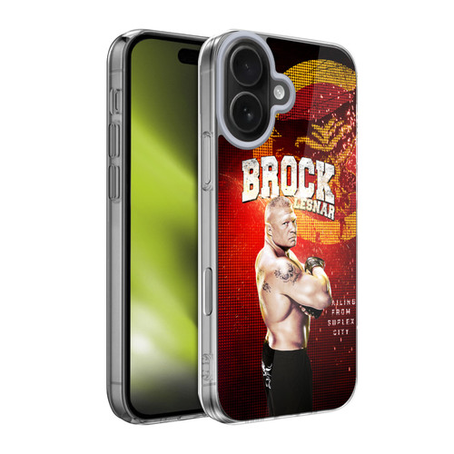 WWE Superstars Brock Lesnar Soft Gel Case for Apple iPhone 17