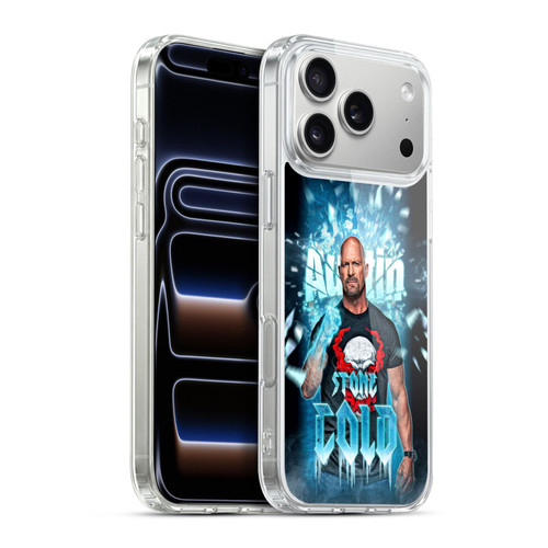 WWE Stone Cold Steve Austin Portrait Soft Gel Case for Apple iPhone 17 Pro Max