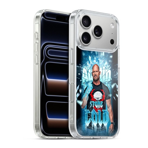 WWE Stone Cold Steve Austin Portrait Soft Gel Case for Apple iPhone 17 Pro