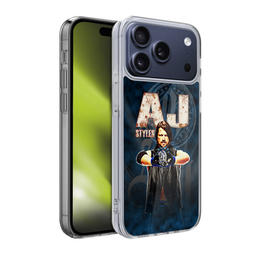 WWE Superstars AJ Styles Soft Gel Case for Apple iPhone 17 Pro