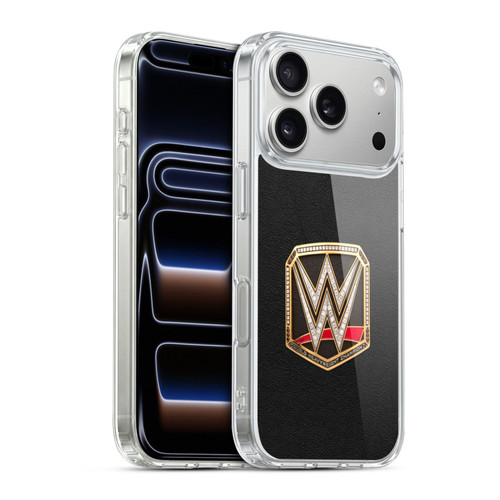 WWE Title Belts Championship Soft Gel Case for Apple iPhone 17 Pro