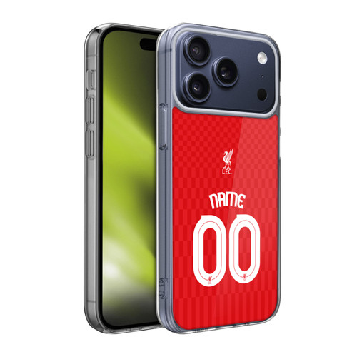 Custom Customised Personalised Liverpool Football Club Personalise Home Away Third Kit Shirt Red Soft Gel Case for Apple iPhone 17 Pro Max Custom Customised Personalised Liverpool Football Club Personalise Home Away Third Kit Shirt Red Soft Gel Case for Apple iPhone 17 Pro Max