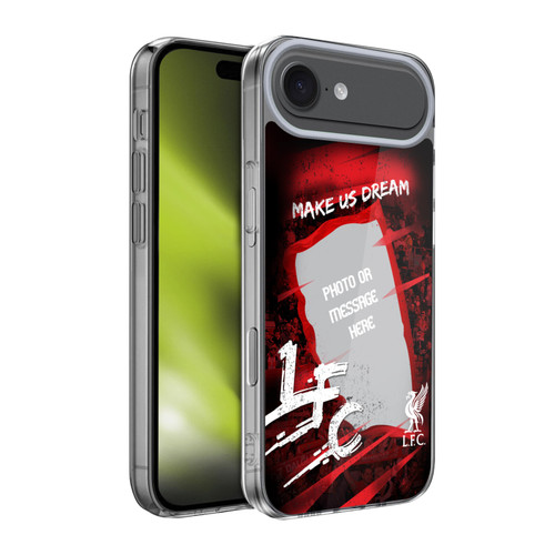 Custom Customised Personalised Liverpool Football Club Liverpool Fc Make Us Dream Banner Soft Gel Case for Apple iPhone 17 Air