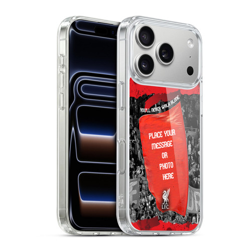 Custom Customised Personalised Liverpool Football Club Liverpool Fc Red Banner Soft Gel Case for Apple iPhone 17 Pro