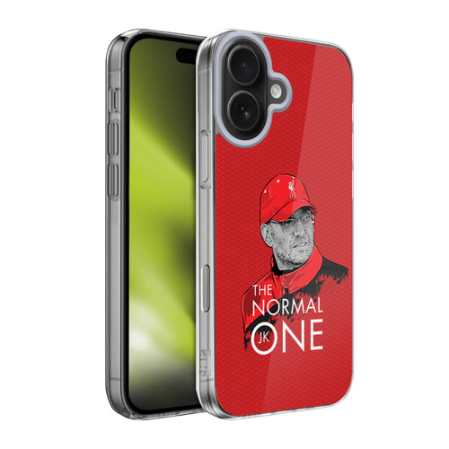 Liverpool Football Club Jurgen Klopp Illustrations Training Red Soft Gel Case for Apple iPhone 17