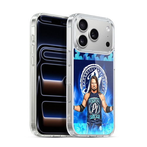 WWE Aj Styles Portrait Soft Gel Case for Apple iPhone 17 Pro