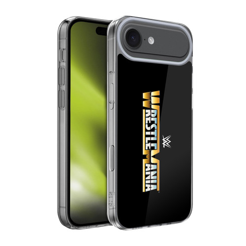 WWE TV Program Logo Wrestlemania Soft Gel Case for Apple iPhone 17 Air