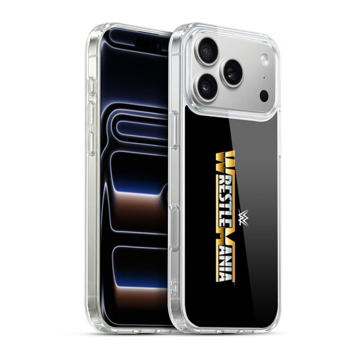 WWE TV Program Logo Wrestlemania Soft Gel Case for Apple iPhone 17 Pro Max