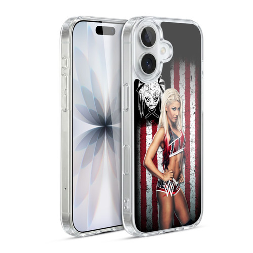 WWE American Flag Superstars Alexa Bliss Soft Gel Case for Apple iPhone 17