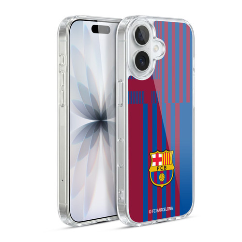 FC Barcelona 2021/22 CREST KIT Home Soft Gel Case for Apple iPhone 17