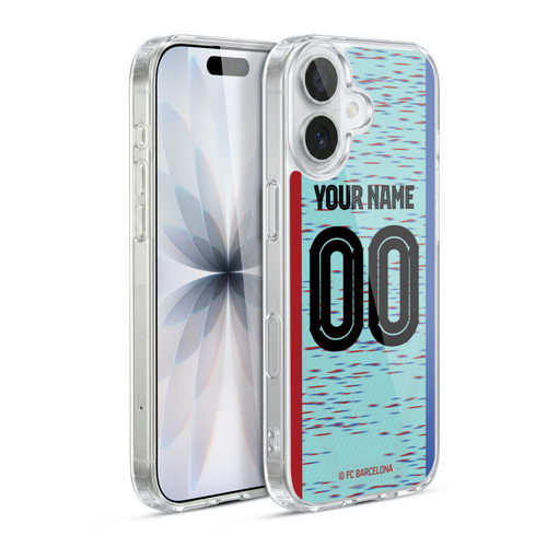 Custom Customised Personalised FC Barcelona 2023/24 Kit Third Soft Gel Case for Apple iPhone 17
