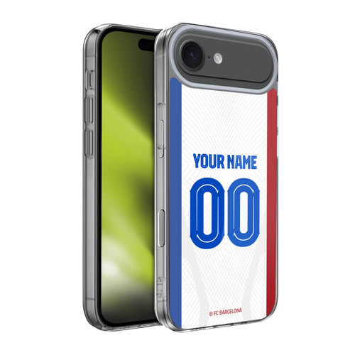 Custom Customised Personalised FC Barcelona 2023/24 Kit Away Soft Gel Case for Apple iPhone 17 Air