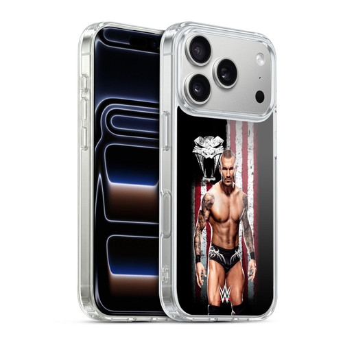 WWE American Flag Superstars Randy Orton Soft Gel Case for Apple iPhone 17 Pro