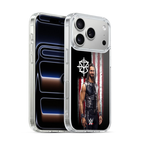 WWE American Flag Superstars Seth Rollins Soft Gel Case for Apple iPhone 17 Pro