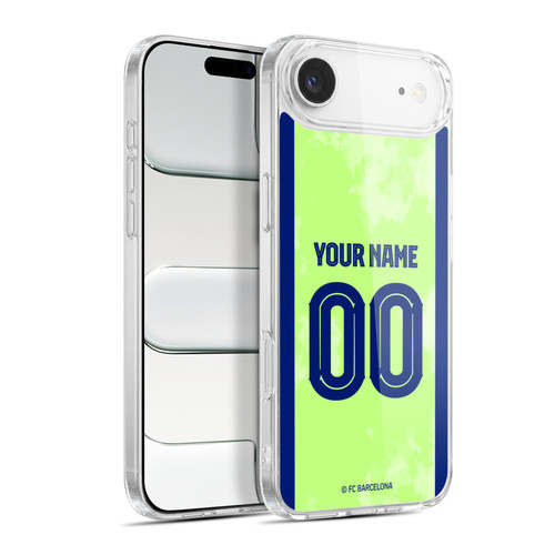Custom Customised Personalised FC Barcelona 2024/25 Kit Third Soft Gel Case for Apple iPhone 17 Air