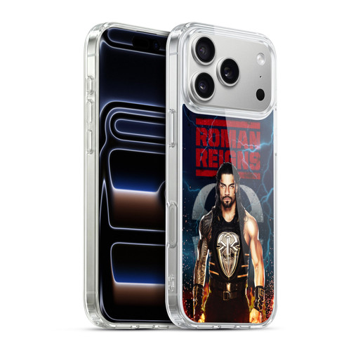 WWE 2017 Roman Reigns LED Image Soft Gel Case for Apple iPhone 17 Pro Max
