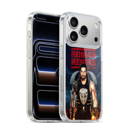 WWE 2017 Roman Reigns LED Image Soft Gel Case for Apple iPhone 17 Pro