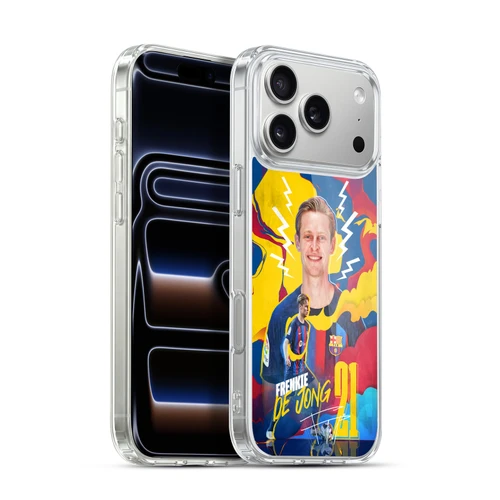 FC Barcelona 2022/23 First Team Frenkie de Jong Soft Gel Case for Apple iPhone 17 Pro Max