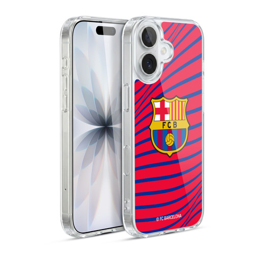 FC Barcelona Graphics Texture Soft Gel Case for Apple iPhone 17