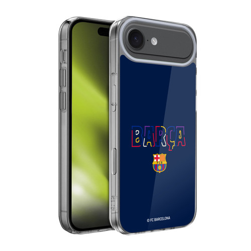 FC Barcelona Graphics Neon Barca Soft Gel Case for Apple iPhone 17 Air