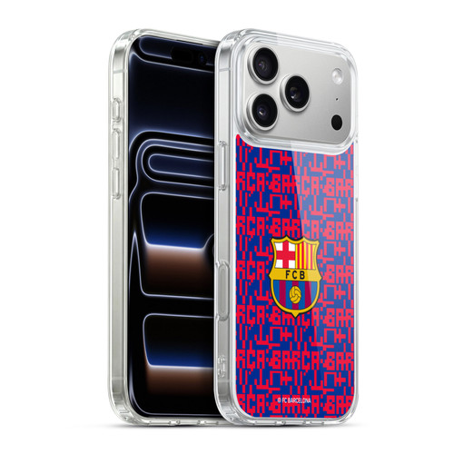 FC Barcelona Graphics Pattern Soft Gel Case for Apple iPhone 17 Pro Max