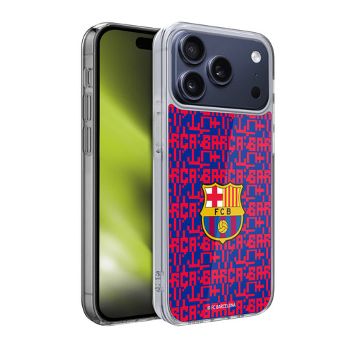FC Barcelona Graphics Pattern Soft Gel Case for Apple iPhone 17 Pro