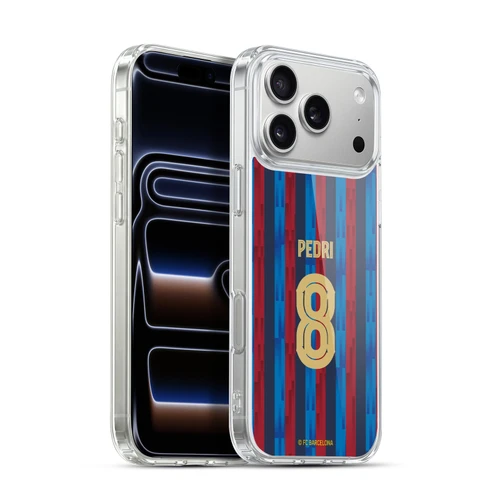 FC Barcelona 2022/23 Players Home Kit Pedri Soft Gel Case for Apple iPhone 17 Pro Max