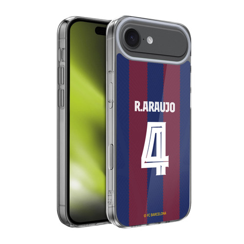 FC Barcelona 2023/24 Players Home Kit Ronald Araújo Soft Gel Case for Apple iPhone 17 Air