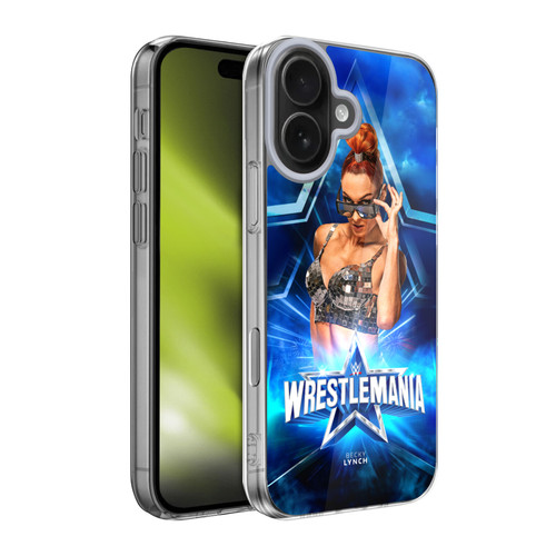 WWE Wrestlemania 38 Superstars Becky Lynch Soft Gel Case for Apple iPhone 17