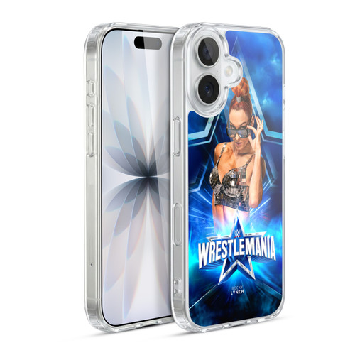 WWE Wrestlemania 38 Superstars Becky Lynch Soft Gel Case for Apple iPhone 17