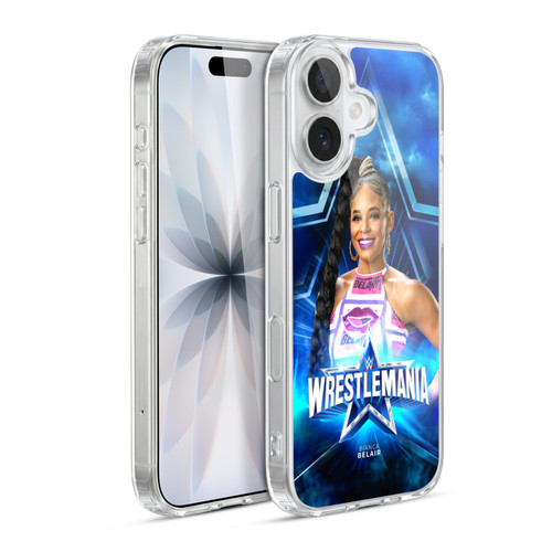 WWE Wrestlemania 38 Superstars Bianca Belair Soft Gel Case for Apple iPhone 17