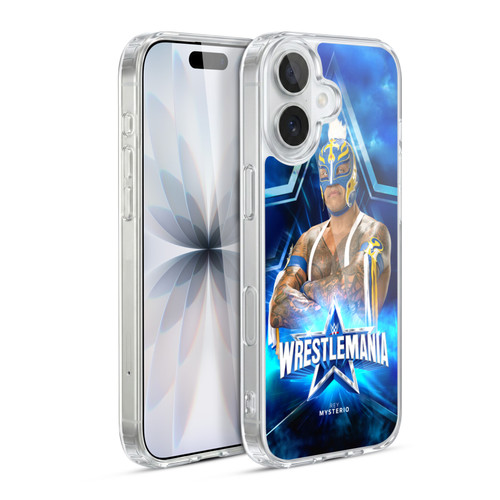 WWE Wrestlemania 38 Superstars Rey Mysterio Soft Gel Case for Apple iPhone 17