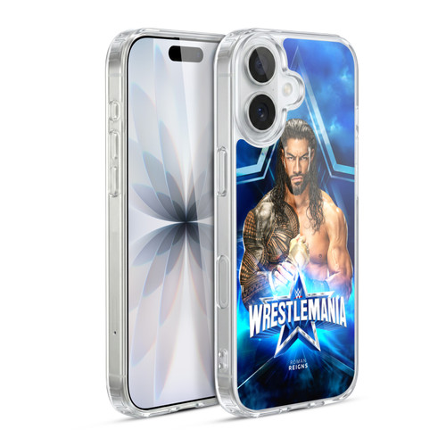 WWE Wrestlemania 38 Superstars Roman Reigns Soft Gel Case for Apple iPhone 17