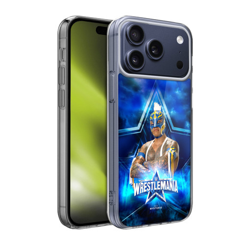 WWE Wrestlemania 38 Superstars Rey Mysterio Soft Gel Case for Apple iPhone 17 Pro Max