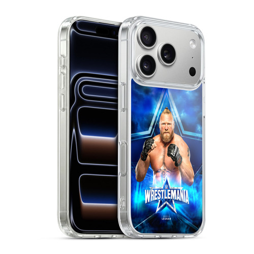 WWE Wrestlemania 38 Superstars Brock Lesnar Soft Gel Case for Apple iPhone 17 Pro