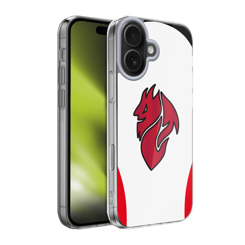 AC Milan 2025/26 Crest Kit Away Soft Gel Case for Apple iPhone 17