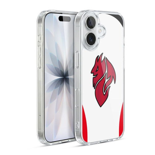 AC Milan 2025/26 Crest Kit Away Soft Gel Case for Apple iPhone 17